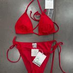 Ganni Bikini Set Red Size M Photo 0