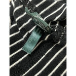 Ralph Lauren Lauren  Black White Striped Boatneck Sweater L | Nautical Preppy Photo 6