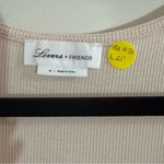 Lovers + Friends  Soft Pink Drape Blouse Size Medium Photo 1