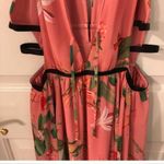 EXPRESS Pink Floral Cut Out Maxi - Small Photo 3