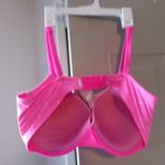 PINK - Victoria's Secret  wear everywhere push-up bra pink cursive on bra in hot pink size 38DD (38E). Photo 4