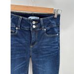 JustFab Dark Wash Blue Denim Double Button Skinny Jeans Women's Size 26 Photo 2