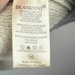 BLANK NYC  Cardigan Womens Medium Heather Gray Wool Blend Knit Long Sleeve Hooded Photo 5