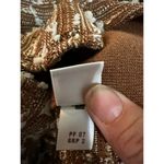 St. John Collection  Women's Brown White Tweed Knit Zip Up Sweater Jacket Size 10 Photo 5