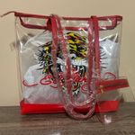 Ed Hardy  Red Tiger Clear Tote Bag With Zipper Closure & Pouch Photo 2