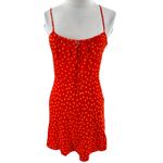 Realisation Par  Inez Red polka dot Dress Sz S Photo 3