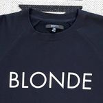 Brunette The Label "BLONDE" Classic Crew
Neck Sweatshirt L/XL Photo 6