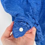 Lululemon  dash ruffle tank II in heathered royalty blue size 4 Photo 6