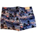 J.Crew NWT  City Fit Stretch Chino Shorts Size 12 Blue Tropical‎ Palm Beach Photo 3