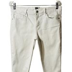 Gap  Womens Jeans Size 29" Waist White Straight Leg Pockets Mid Rise Stretch Photo 4