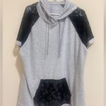 Livi Active Gray and Black Short Sleeve Hoodie Size 18 Photo 0