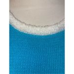 The Quacker Factory Blue Long Sleeve Light Up Long Sleeve Sweater Size Size L Photo 6