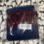 Victoria Secret Pink Sweatshirt. New In Bag. Size Xs. Burgundy And Navy Fleece Blue Photo 5