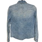 MOTHER All My Exes Shirt in Barking Up The Wrong Palm Tree Size XS Blue Photo 5