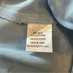 Everly  blue tank top with embroidered detail size L Photo 5