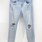 EXPRESS mid rise deconstructed jegging casual comfy everyday sz 6 Photo 0
