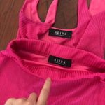 Akira  hot pink mini skirt and top set size small Photo 1
