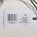 We Wore What  Leigh Gradient Square Neck Bikini Top Bright Green Ombre Small NEW Photo 4