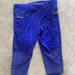Athleta Icy Haze Be Free Knocker Capri Workout Legging Cerulean Blue Size Large Photo 2