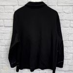 Vintage Onque Woman Christmas Cardigan Sweater Size 2X Black Santa Tree Snowman Photo 6