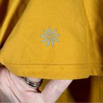 Athleta Yellow Conscious Crop High Neck Racerback Sports Bra Photo 3