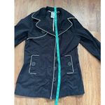 Joujou black military style flat collar jacket Black Size undefined Photo 3