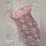 House Of CB NWOT Azzurra Rose Pink Lace Godet Gown Sz S Photo 5
