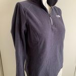 The North Face medium gray 1/4 zip fleece pullover Photo 2