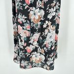 TCEC Women’s Floral Knee Length Halter Dress Size Large Dark Romantic Whimsical Photo 4
