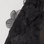 Free People  Aurora Floral Shoulder Bag in Black NWT Photo 2