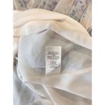 ARITZIA Wilfred Dress Blue Tempest Mini Smocked Puffed Floral Babydoll Boho XS Photo 9