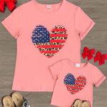 Women’s Leopard Heart Shirt size small Multi Photo 0