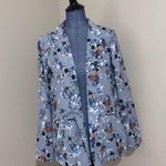 ASTR Like New Abstract Light Weight Blazer Photo 1