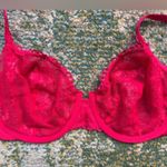Victoria's Secret Vintage Y2K Victoria’s Secret hot pink diamanté unlined demi bra, size 34D Photo 8