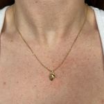 Handmade Gold Mango Charm Necklace 🥭 Photo 5