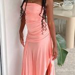 House Of CB Ivana Apricot Dress M Photo 5