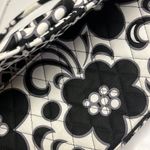 Vera Bradley Night and Day Knot Convertible Shoulder/Clutch Black/Gray/White Bag Photo 5