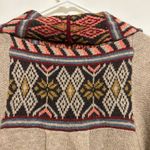Free People ‎ Tan Wool Blend Aztec Cardigan Size Small Photo 8