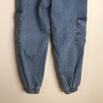 The Ragged Priest  ladies oversized 100% cotton cargo jogger denim jeans size 30 Photo 9