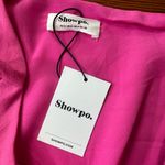 NWT Showpo Niana Mini Drape One Shoulder Dress in Pink Photo 9