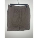 Eileen Fisher  100% Linen Skirt Size Small Gray Office Work Workwear Photo 1
