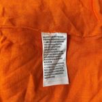 Farm Rio NWOT  Orange Bow Linen Crop Top Square Neck Sleeveless Statement Tank M Photo 12