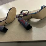Gianni Bini  heels-floral-chunky heel-4 inch-size 8-ready for the holidays? Yes! Photo 5
