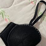 Elegant Black Lace Bra with Rhinestone trim Size undefined Photo 2