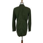 CAbi  Green Military Jacket Small Zip Up Utility Cargo Style Casual Photo 2