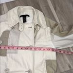 Marc by Marc Jacobs  beige patchwork long cotton belted coat size Small Photo 6