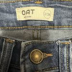 OAT New York Jeans Womens Size 2/26 Wide Leg High Rise Raw Hem Medium Wash Blue Photo 4