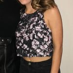 Parker purple and black floral tank Photo 0