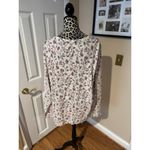 Croft & Barrow  Classic Crewneck Long Sleeve T-Shirt Size 3X Cream Garden  New Photo 1