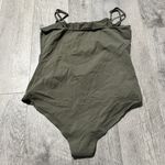 mandiup Women’s sage Green Bodysuit Tank Top layering fall XL sleeveless Photo 2